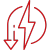 Reduces Electricity Unit Rate Icon