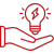 Saves Energy With Less Investment Icon